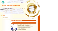 Desktop Screenshot of goeske-sachverstaendiger-mineralogie.de